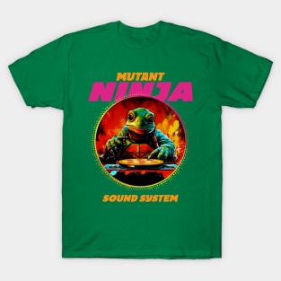 Mutant Ninja Sound System Turtle DJ T-Shirt